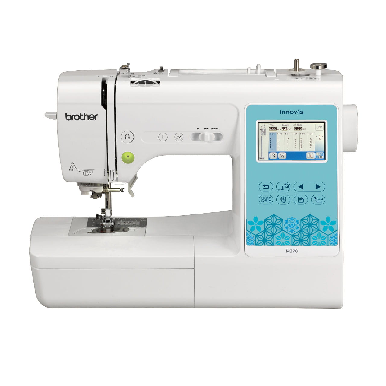 Brother Innov-is M370 Dikiş, Nakış ve Yorganlama Makinesi Ön Plan Görünüm2