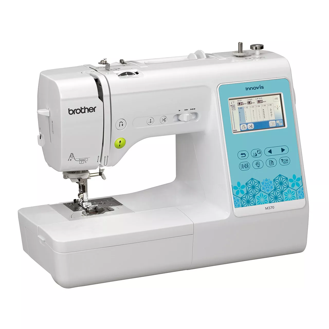 Brother Innov-is M370 Dikiş, Nakış ve Yorganlama Makinesi Sağ Plan Görünüm2