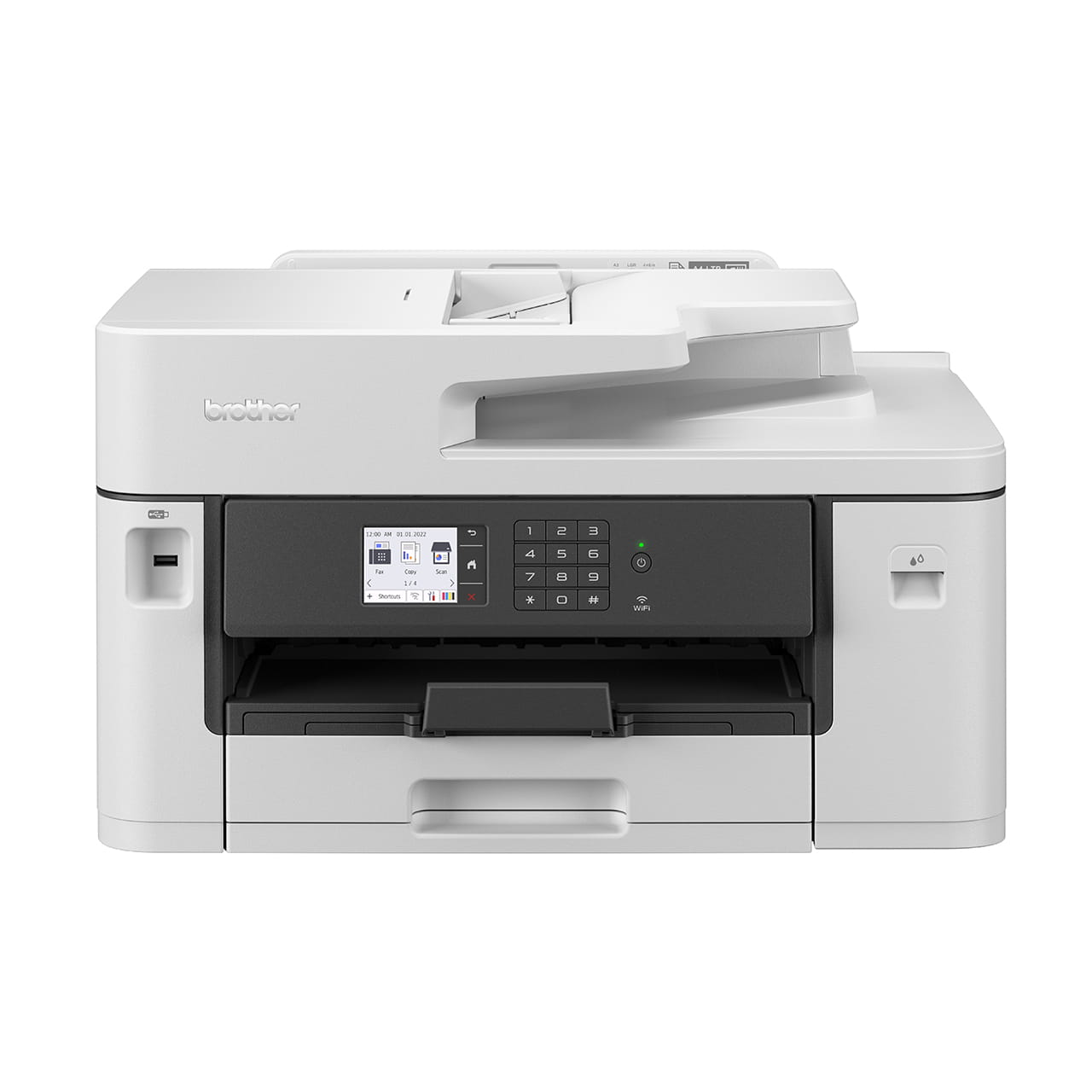 Brother MFC-J2340DW Mürekkep Püskürtmeli Yazıcı Ön Plan Görünüm