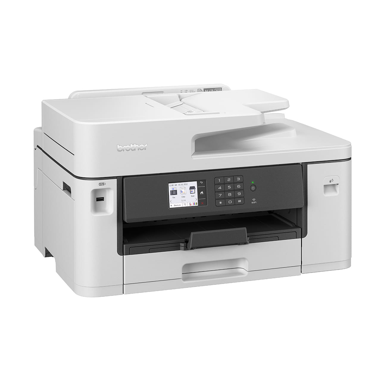 Brother MFC-J2340DW Mürekkep Püskürtmeli Yazıcı Sağ Plan Görünüm